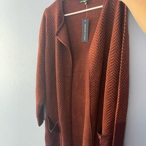 Long cardigan sweater